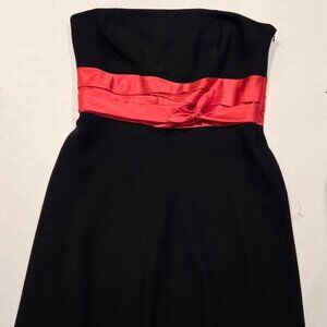 Black strapless Dress Size 12